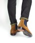 Paradigma boots veau velours miel dos
