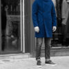 Manteau Plaid Bleu encre Paul & Joe Revolt