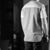 Paolo Pecora TS blanc vichy dos Paolo pecora t-shirt manches courtes blanc vichy noir Revolt Orléans