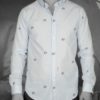 Marchand Drapier chemise Flore Chevron bleu face marchand drapier chemise flore chevron bleu revolt Orléans