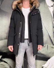 Mackage doudoune Edward black face ouvert