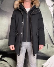 Mackage doudoune Edward black face semi ouvert