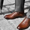 paradigma-bottines-cuir-graine-marron-dessus Paradigma chaussure bottines cuir grainé marron revolt orléans