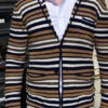 Paolo Pecora cardi:veste rayée face Paolo Pecora cardigan veste rayé multicouleur coton Revolt orléans