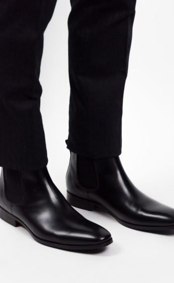 Paradigma chaussure boots cuir noir revolt orléans