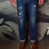 Jeans Manx bleu délavé usé Messagerie Revolt Orléans Jeans Manx bleu délavé usé Messagerie Revolt Orléans