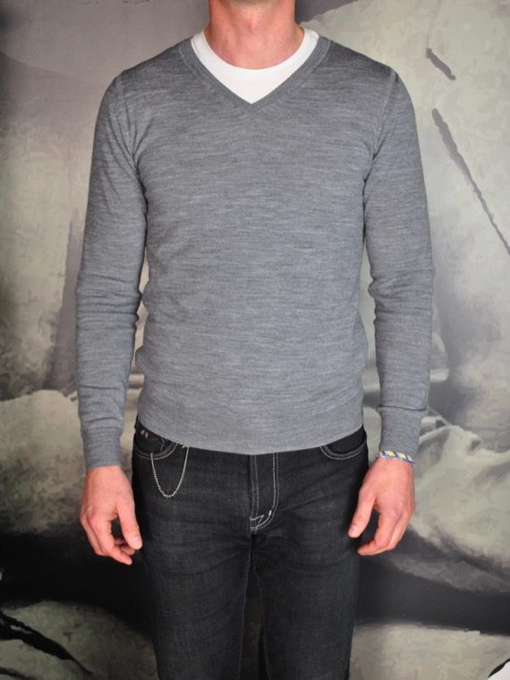 Paolo Pecora pull col gris revolt orleans