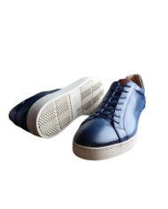 Giorgio sneakers cuir patiné navy revolt orleans 2