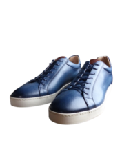 Giorgio sneakers cuir patiné navy revolt orleans 3