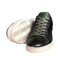 Giorgio sneakers cuir patiné kaki revolt orleans B