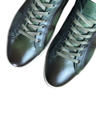 Giorgio sneakers cuir patiné kaki revolt orleans C
