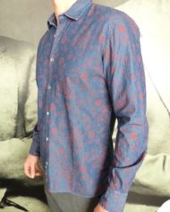 BOB chemise jeans fleurs revolt orleans