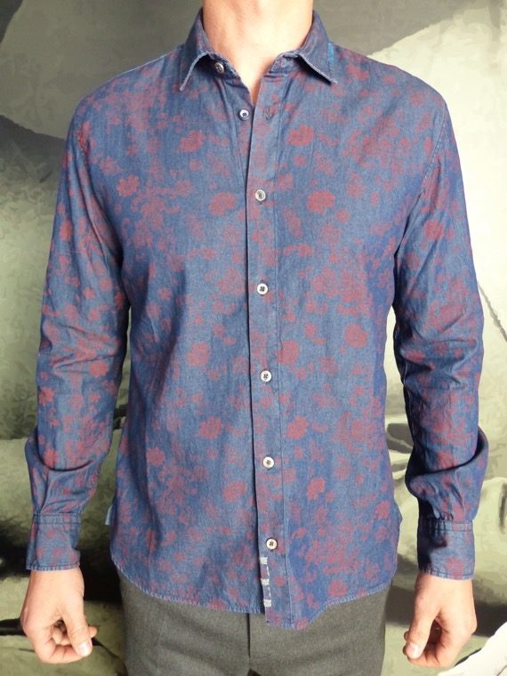 BOB chemise jeans fleurs revolt orleans