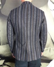 Bob veste rayée bleue dos