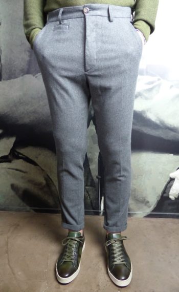 Messagerie pant flanelle grise revolt orleans