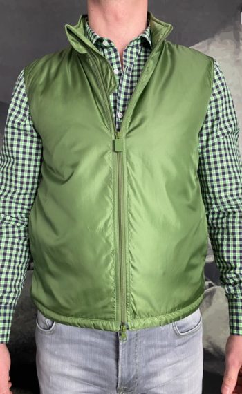 Aspesi gilet sans manches vert revolt orleans
