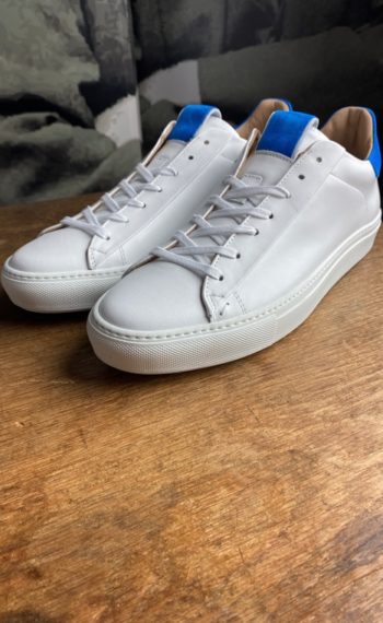 Giorgio sneakers blanche bleu klein revolt orleans