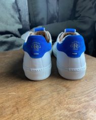 Giorgio sneakers blanche bleu klein dos