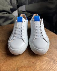 Giorgio sneakers blanche bleu klein face