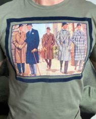 BoB Tshirt gentlemen kaki détail