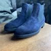 Giorgio boots veau velours navy revolt orleans