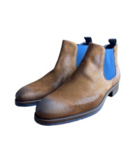 Giorgio boots veau velours cognac patiné revolt orleans 3