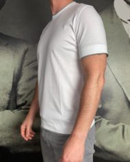 Paolo Pecora tshirt mc blanc navy revolt orleans