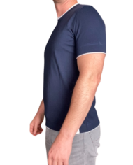 Paolo Pecora t shirt contrasté marine:blanc revolt orleans 2