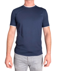 Paolo Pecora t shirt contrasté marine:blanc revolt orleans 3
