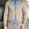 Paolo Pecora cardigan laine mérinos beige revolt orleans