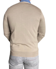 Paolo Pecora cardigan laine mérinos beige revolt orleans