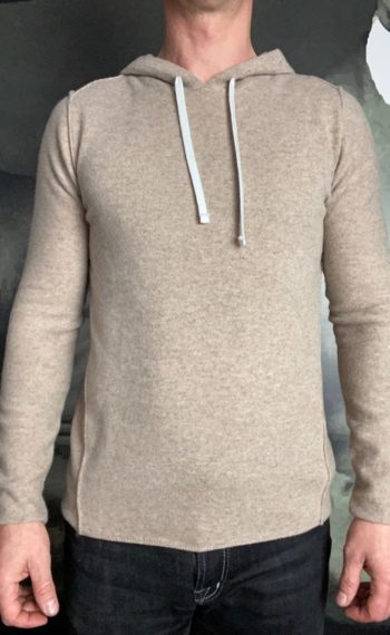 Paolo Pecora hoodie laine beige revolt orleans