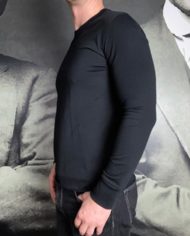 Paolo Pecora tee shirt manches longues noir revolt orleans