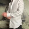Grigio chemise blanche tissée revolt orleans