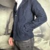 Paolo Pecora cardigan torsade navy revolt orleans
