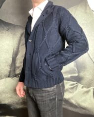 Paolo Pecora cardigan torsade navy revolt orleans