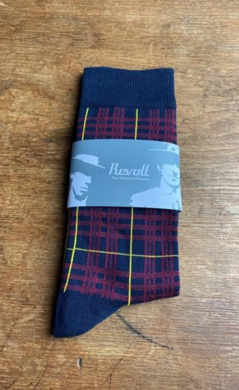 Revolt Tartan navy bordeaux revolt orleans