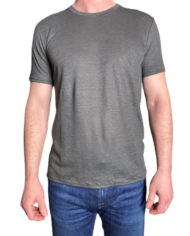 Paolo Pecora t-shirt mc lin anthracite revolt orleans 2