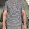 Aspesi t-shirt jersey coton rayé marine blanc revolt orleans