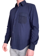 Aspesi chemise jersey navy revolt orleans