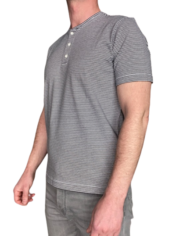 Aspesi tshirt rayé marine blanc revolt orleans