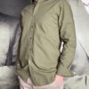 Bagutta chemise unie kaki revolt orleans