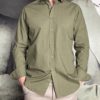 Bagutta chemise unie kaki revolt orleans Bagutta chemise unie kaki revolt orleans