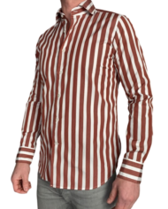 Bagutta chemise rayures batons brique revolt orleans