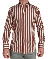 Bagutta chemise rayures batons brique revolt orleans 3
