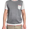 BoB t shirt maille blanc/marine revolt orleans