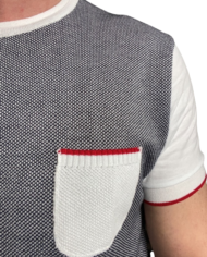 BoB t shirt maille blanc:marine revolt orleans 3