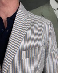 Bob veste seersucker détail