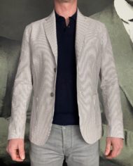 Bob veste seersucker ouvert