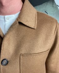 PP veste atelier camel détail